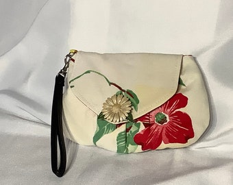 Women’s Wristlet, women’s Clutch, Vintage Wristlet, vintage Clutch