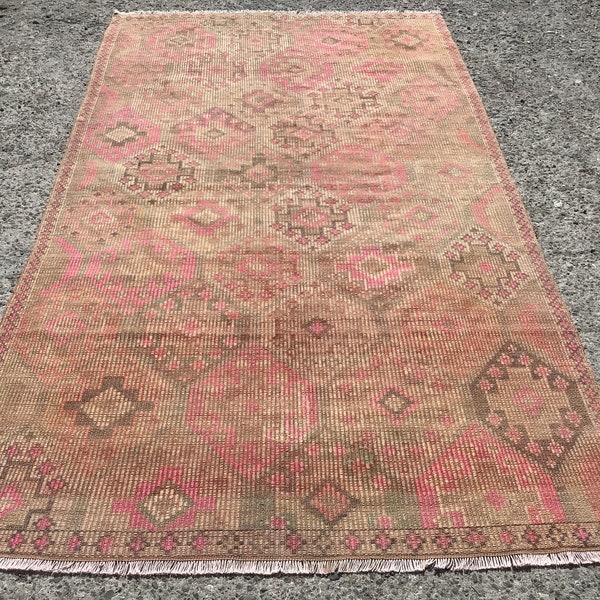 Rugs for livingroom, Turkish Vintage Kilim Rug, rug for bedroom, home house kilim, bohemian rug, kitchen kilim rug, 5'8” x 10’5”ft