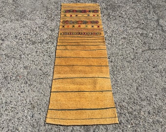 Runner Kilim Rug, Area Kilim Rug, bohemian kilim rug, 2’1” x 6'9" ft, Turkish Runner Rug, rugs for living room, kelim teppich,