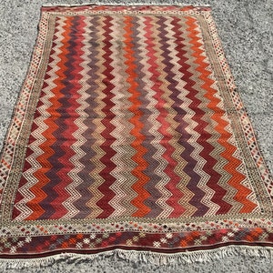 Large Area kilim rug, Rugs for living room, kilim, Anatolia rug, 5’7”x 8’7” ft, Tapis, bedroom rug, Kelim teppich, Carpet kilim, rugs