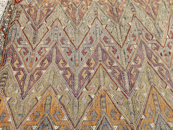 Kelim Teppich, Large Kilim Rug, Tapis Kilim, 5'10"x7'7" ft, Rug for living room, bedroom rug,