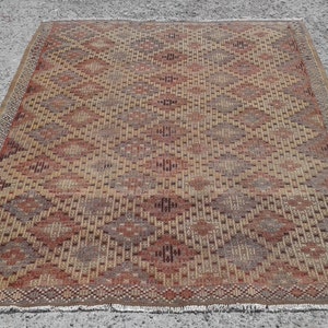 Handmade 5x7 Rugs for living room kilim