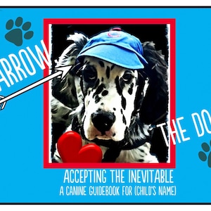 Custom Children&#39;s Dog Baby Books:  CUstom Christmas and Baby GIfts,  Introducing The New Baby