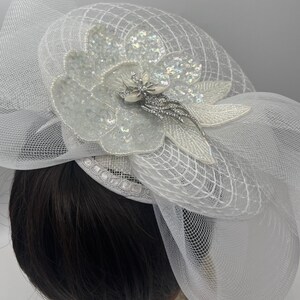 FA2311 Georgina-WT Church Fascinator main image 0