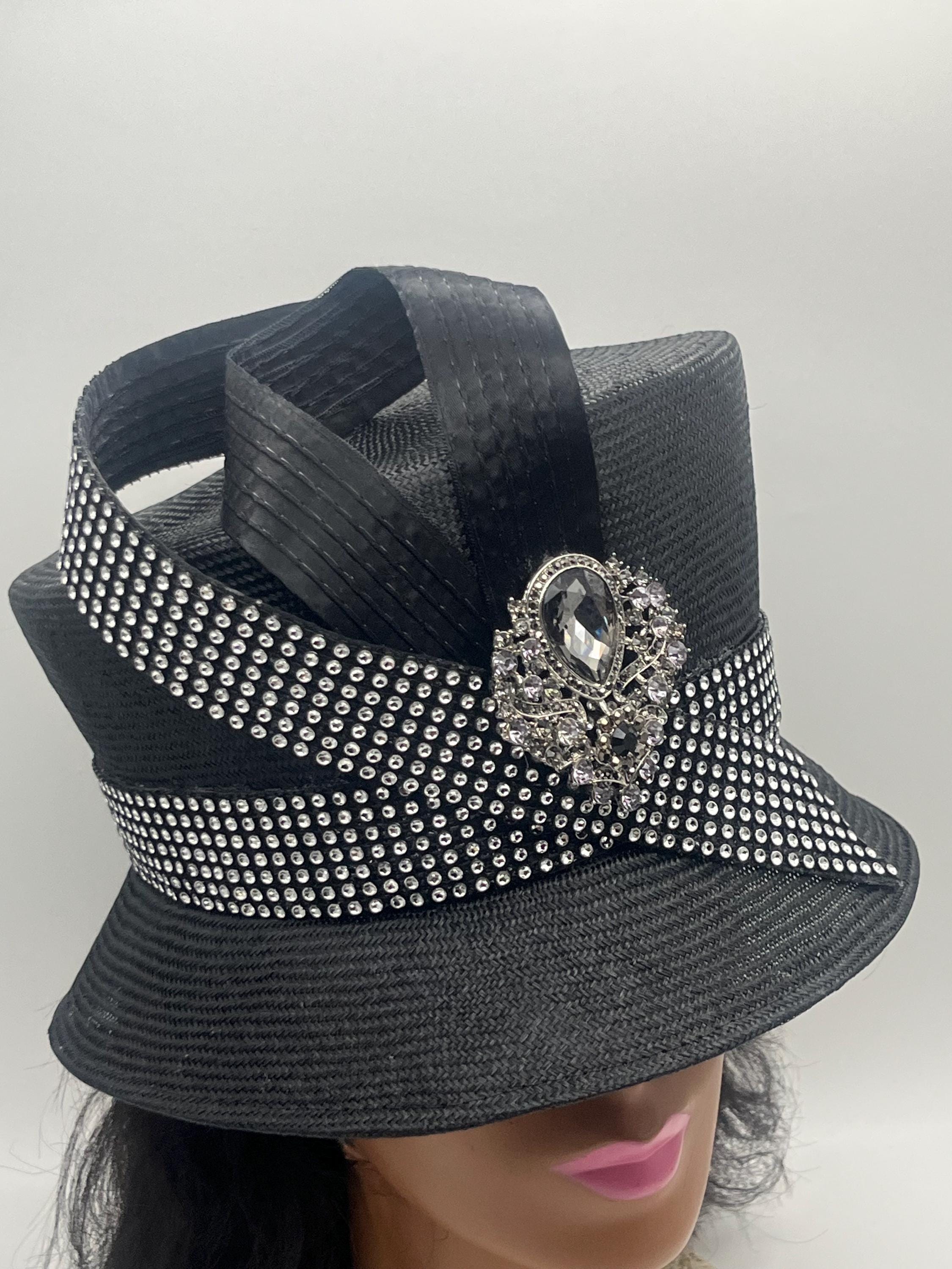 Rhinestone Grief Hat - Etsy