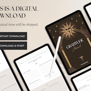 Digital Gratitude Journal | 5-Minute Daily Morning and Night Routine for iPad, GoodNotes | Mindfulness, Wellness and Manifestation Planner image 10