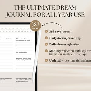Digital Dream Journal: Daily Interpretation & Reflection (PDF) imagen 2