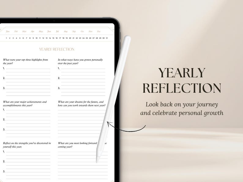 Digital Gratitude Journal | 5-Minute Daily Morning and Night Routine for iPad, GoodNotes | Mindfulness, Wellness and Manifestation Planner image 6