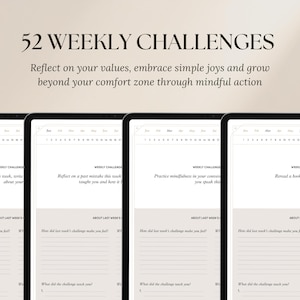 Digital Gratitude Journal | 5-Minute Daily Morning and Night Routine for iPad, GoodNotes | Mindfulness, Wellness and Manifestation Planner image 4