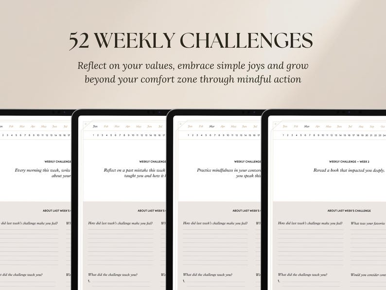 Digital Gratitude Journal | 5-Minute Daily Morning and Night Routine for iPad, GoodNotes | Mindfulness, Wellness and Manifestation Planner image 4