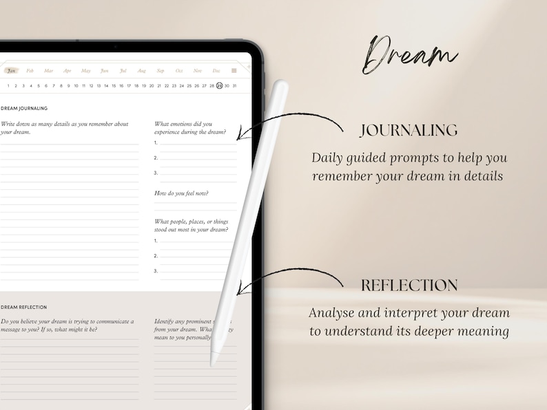 Digital Dream Journal: Daily Interpretation & Reflection (PDF) imagen 3