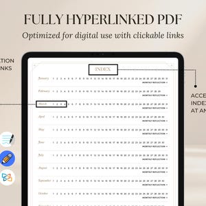 Digital Gratitude Journal | 5-Minute Daily Morning and Night Routine for iPad, GoodNotes | Mindfulness, Wellness and Manifestation Planner image 8