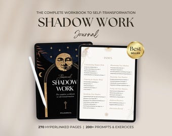 Shadow Work Journal | 200+ Anxiety and Inner Child Healing Prompts and Exercises | Spiritual Digital Workbook for iPad, GoodNotes
