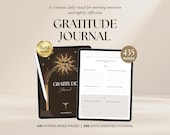 Digital Gratitude Journal | 5-Minute Daily Morning and Night Routine for iPad, GoodNotes | Mindfulness, Wellness and Manifestation Planner