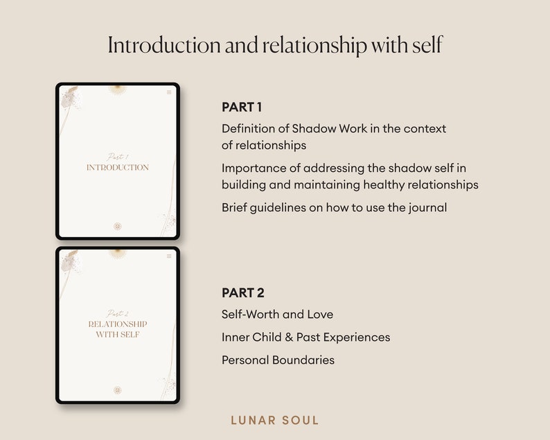 Relationships Healing Self Therapy Shadow Work Journal 100 Prompts and Exercises Spiritual Digital for iPad, GoodNotes imagen 7