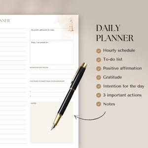 2026 Witchy Planner: Astrology, Tarot Journal, Moon Calendar (Printable Calendar 2026 PDF) image 7