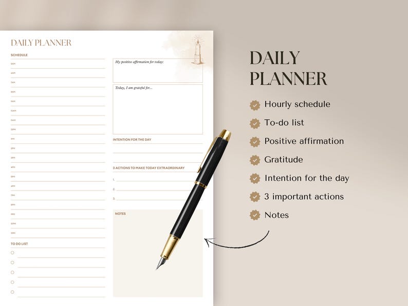 2026 Witchy Planner: Astrology, Tarot Journal, Moon Calendar (Printable Calendar 2026 PDF) image 7