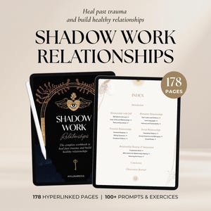 Shadow Work Relationships Journal: Healing Prompts & Exercises for Healthy Relationships (Digital Workbook)