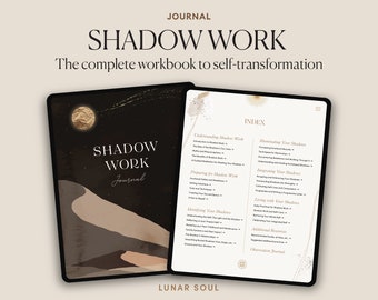 Shadow Work Journal | 200+ Anxiety and Inner Child Healing Prompts and Exercises | Spiritual Digital Workbook for iPad, GoodNotes