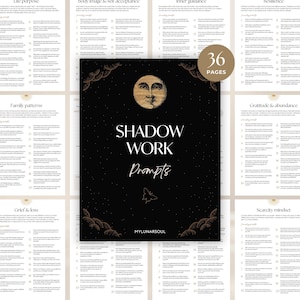 Shadow Work 680 Prompts | Inner Child Healing Anxiety Relationships Self-Therapy | Spiritual Digital Workbook | Shadow Work Journal Basics image 8