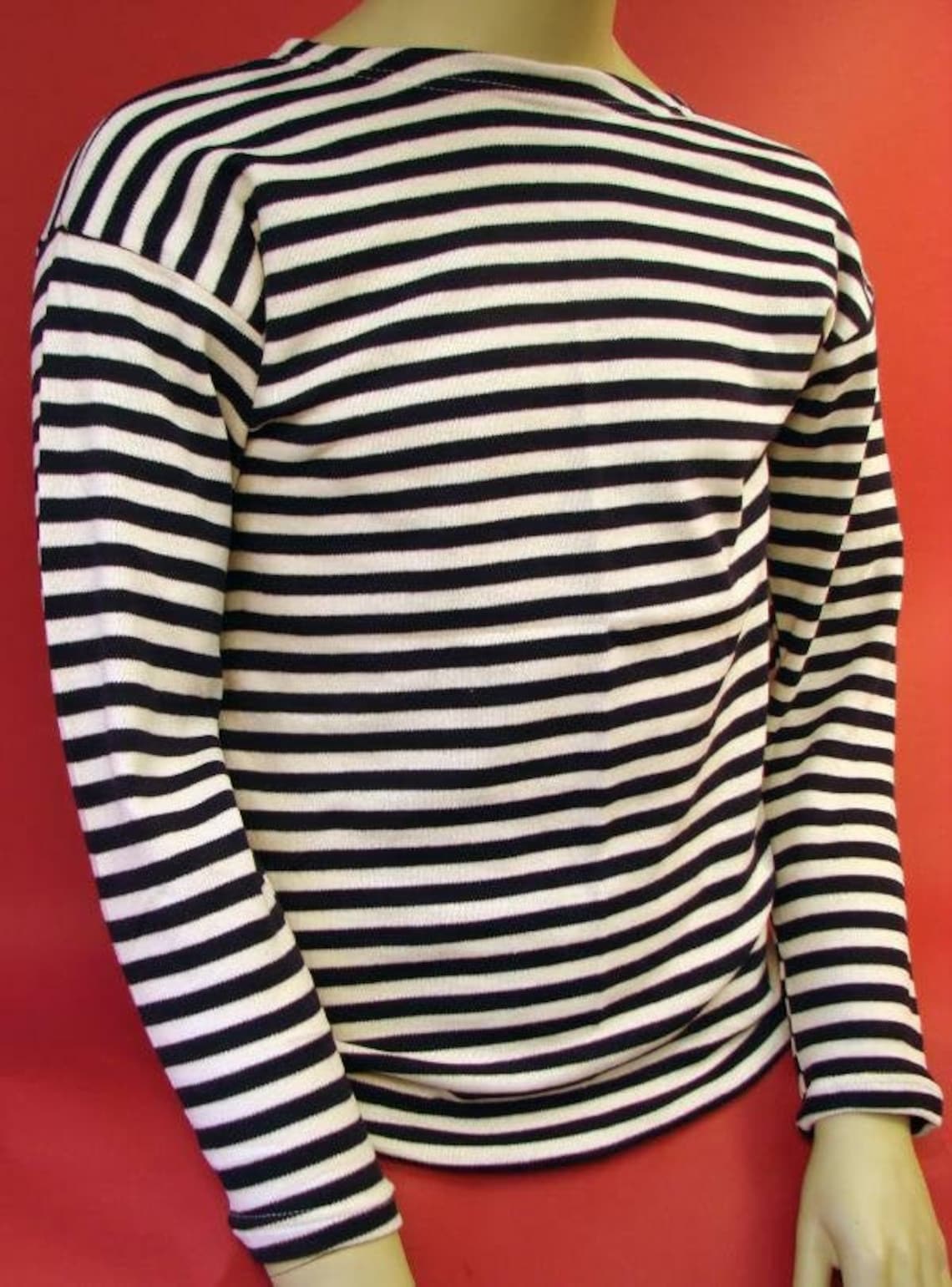 Russian Telnyashka Shirt Black Striped Summer Type 100% Cotton - Etsy