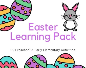 Easter Learning Pack - Preschool and Kindergarten First Grade Centers