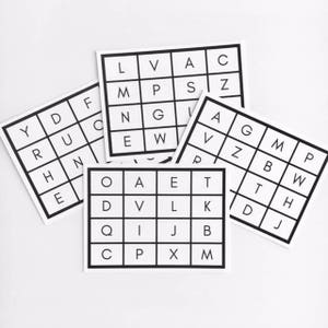 Alphabet and Number Bingo with Flashcards Printable Preschool & Kindergarten Learning Activity Montessori Early Learning image 5
