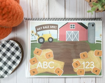 Pumpkin Patch Preschool Busy Book | Preschool Learning Printables