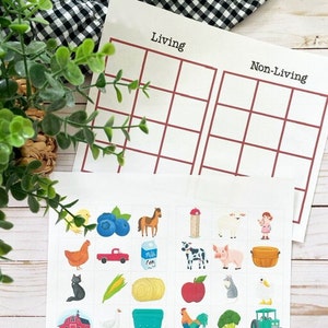 Down on the Farm Unit Study, Preschool Printables, Early Learning, Let's Play School, Homeschool Resources, Kindergarten Curriculum image 3