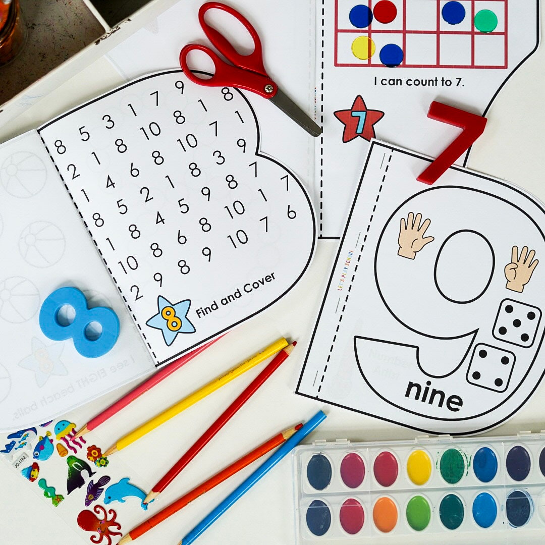 Free Printable Activity Books Number