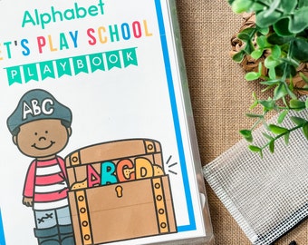 Alphabet PLAYbook - Velcro Preschool Activity Book