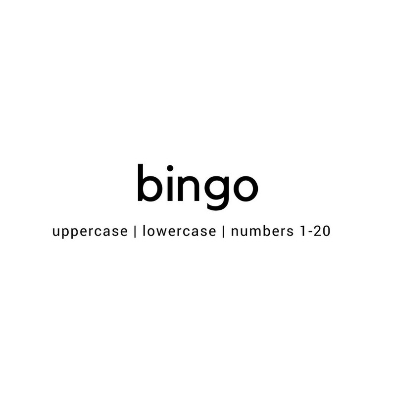Alphabet and Range Bingo with Flashcards Printable - Preschool Kindergarten Discovering Game photo regarding Bingo Calls Printable identify Alphabet and Range Bingo with Flashcards Printable - Preschool Kindergarten Discovering Video game
