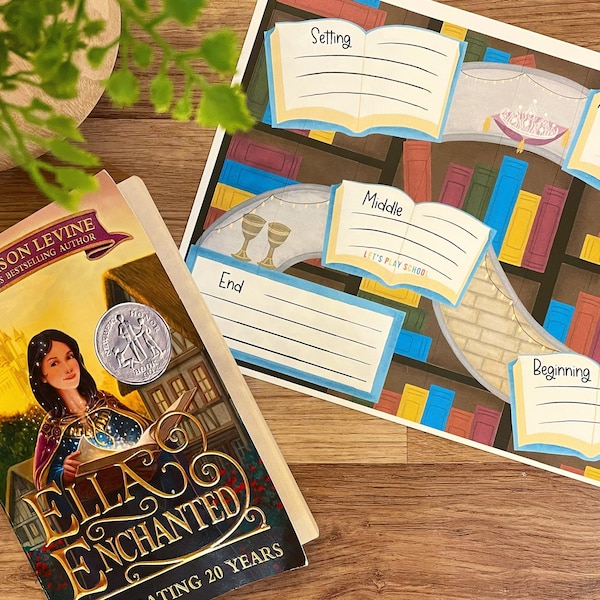 Book Explorer Guide - Ella Enchanted - Book Companion - Early Learning - Montessori - Book Study