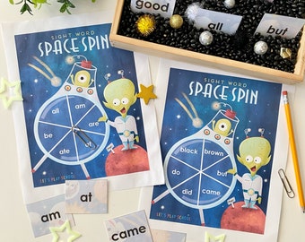 Play and Learn Blast Off to Space, Homeschool Resources, Preschool Activities, Printables, Sight Words, Montessori, Unit Study