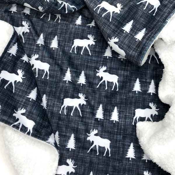Moose Bedding Etsy