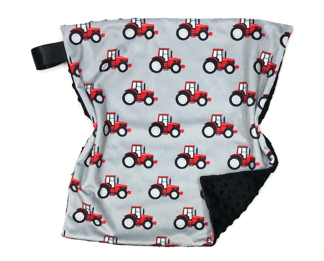 Personalized Tractor Boy Blanket Loveyred Tractor Minky Blankettractor ...
