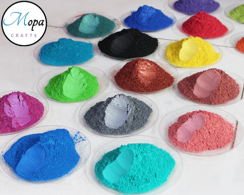 Cosmetic Mica Powder Pigment Soap Bath Bombs Nail Art Additive image 1