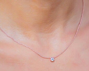 Birthstone Necklace, Diamond Necklace, New Mom Jewelry, Womens Gift, Personalized Necklace, New Mother Gift, New mom Gift, Gift For Mom