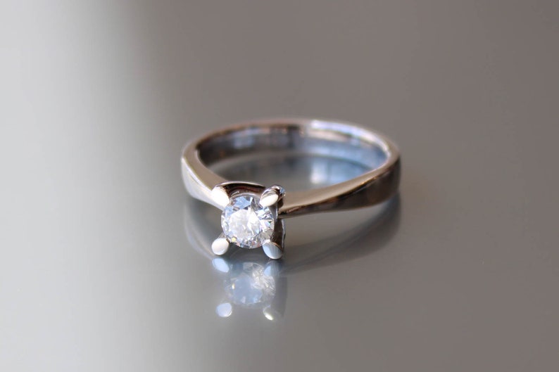 Rings Sterling Silver Engagement Rings Cz Engagement Rings Cubic Zirconia Engagement Rings Silver Wedding Rings Silver Engagement Rings