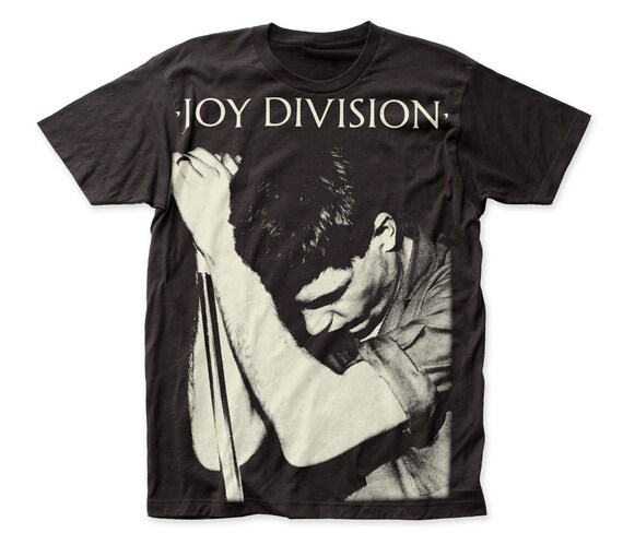 JOY DIVISION T-shirt UK Ian Curtis Post Punk Rock Adult Mens Tee Black New