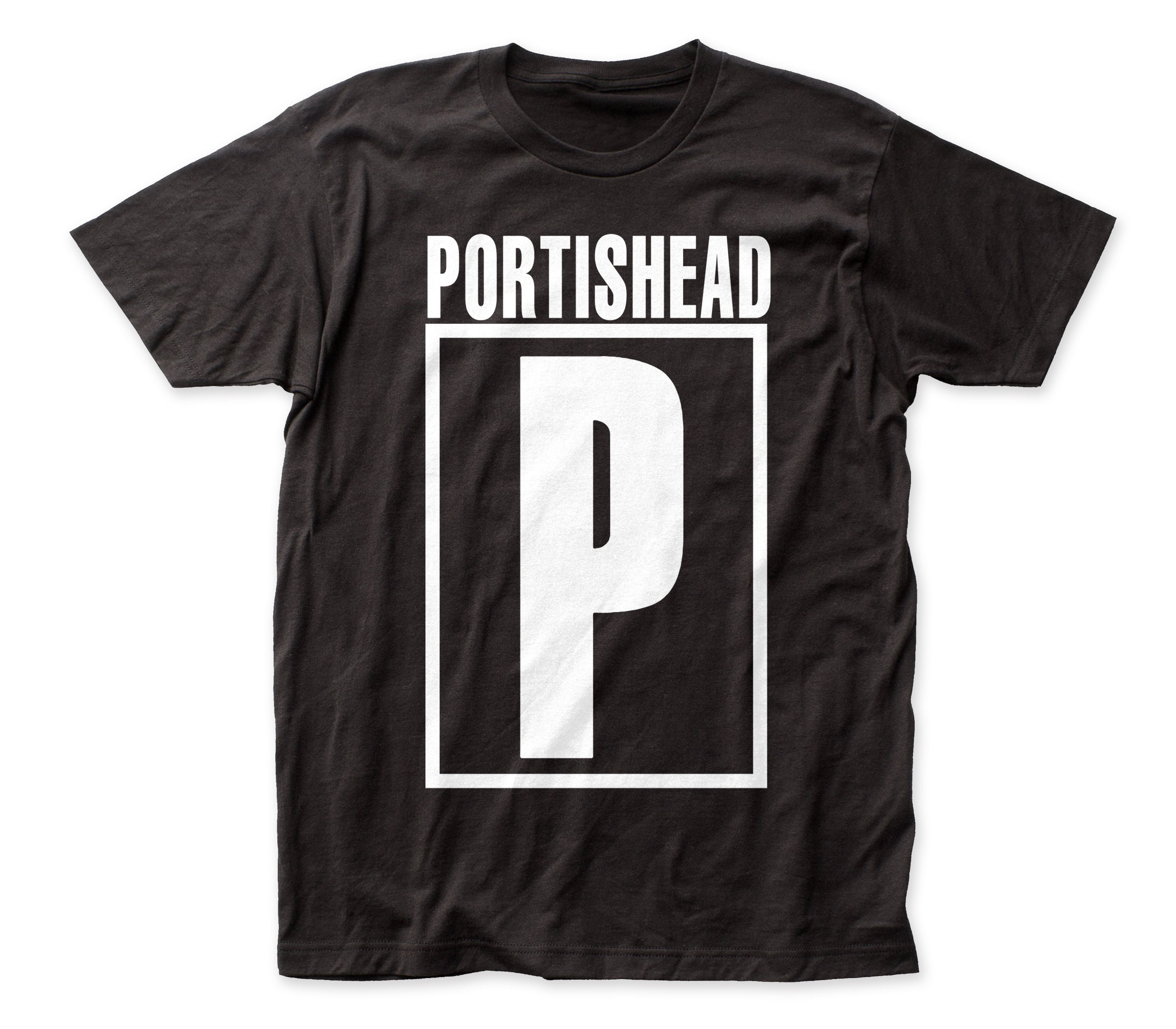 Portishead Logo Soft Fitted 30/1 Cotton Tee PORT01 Black | Etsy