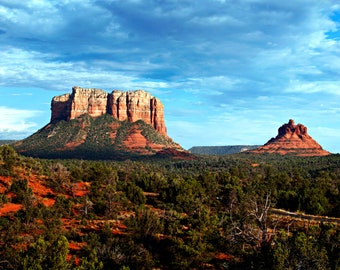 Sedona Arizona Landscape, Bell Rock Vista, Fine Art Landscape Photo, Southwest, Photo Print, Wall Decor Arizona Scenery