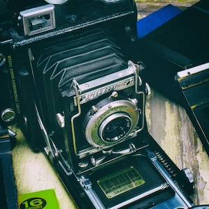 Vintage Camera Print, Wall Art, Square Print, Film Camera Print, Antique Camera Wall Art, Old School Camera, Analog