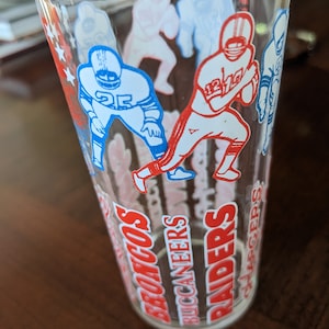 American Football Conference Welch&#39;s Collectible Glass