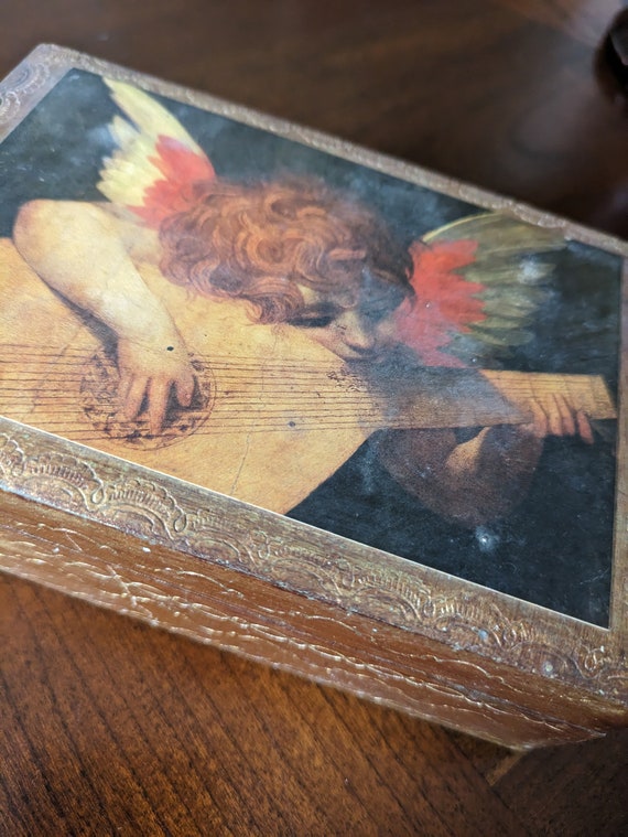 Beautiful Angel Cherub Trinket Box - image 6