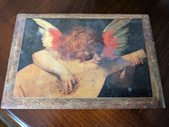 Beautiful Angel Cherub Trinket Box - image 7