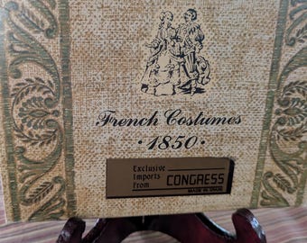 French Costumes 1850 Congress Playing Cards