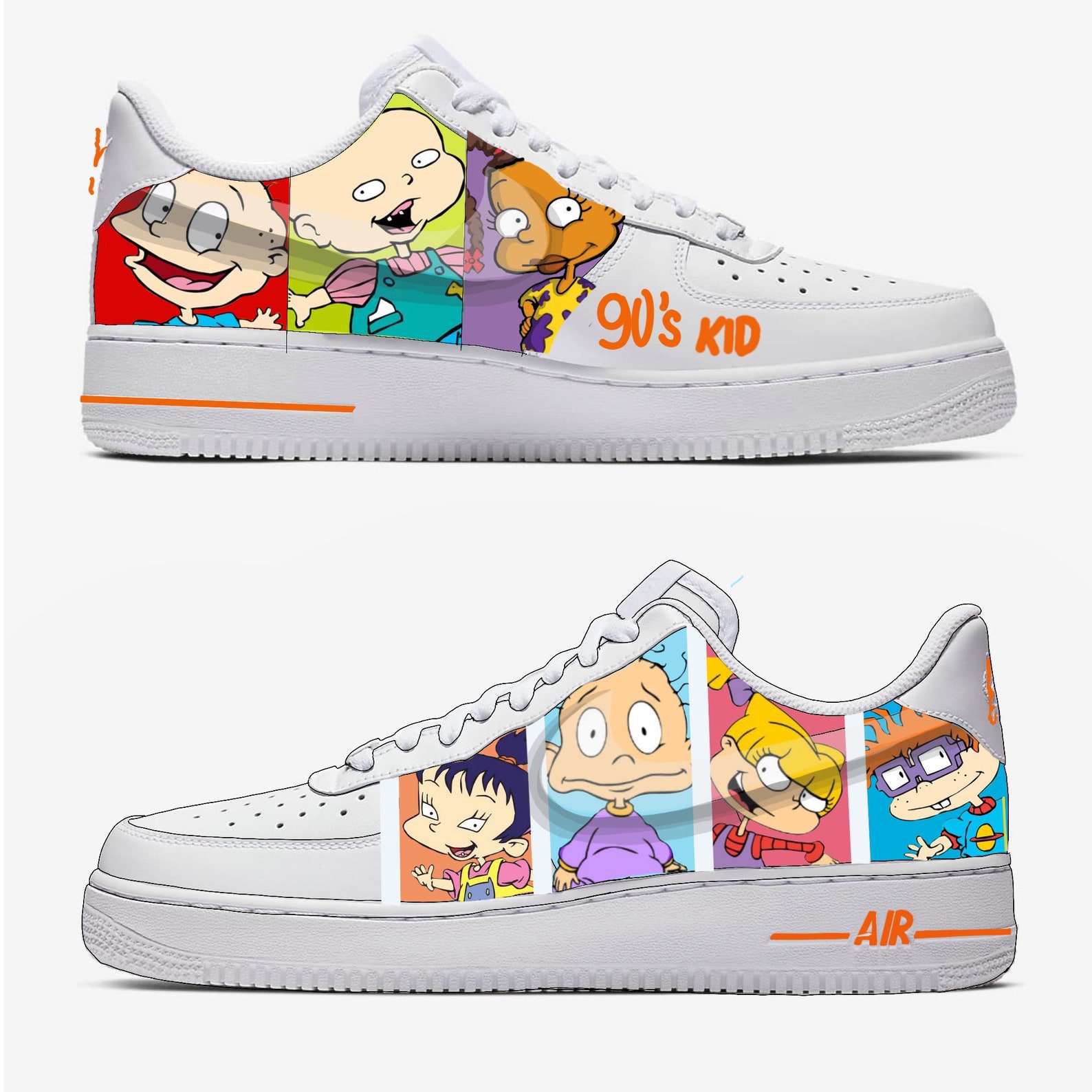 custom air force 1 rugrats