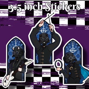 Nameless Ghouls 3,5 inch vinylstickers