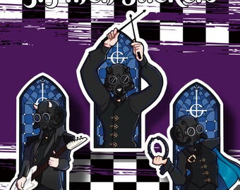 Nameless Ghouls 3.5 Inch Vinyl Stickers